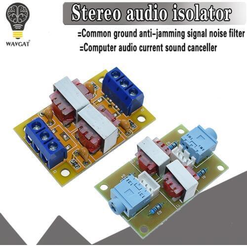 XH-M372 Stereo /Audio Isolator Vehicle Common Ground Suppression Interference Noise Isolation Module Transformer Coupler