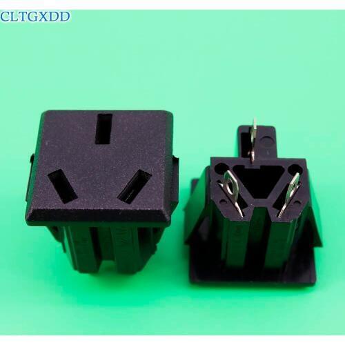 BS-6B-2 3Pin American Outlet Socket 15A 125V AC Power Socket,BS-6B-2 Plug Jack