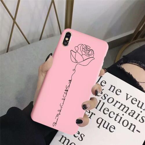 GYKZ Shawn Mendes Camila Cabello Senorita Phone Case For iPhone 7 XS MAX XR X 10 8 6 6s Plus Rose Girl Soft Silicone Back Cover