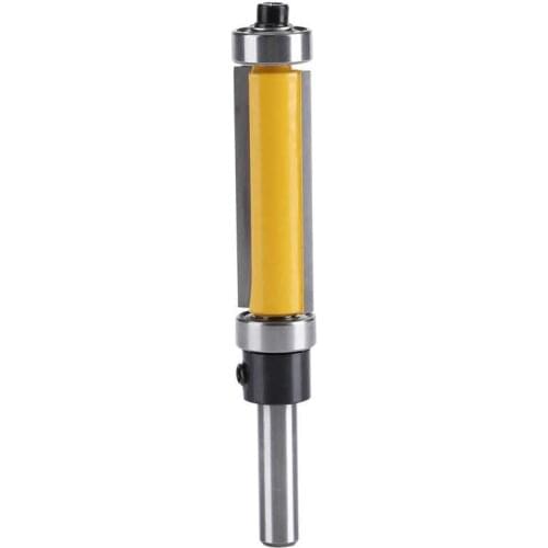 Router Bit Flush Trim Router Bit with Top and Bottom Bearing 1-1/2"H * 1/4" Shank Woodworking Tool