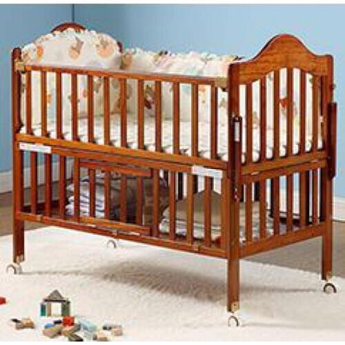 Baby Bed Stitching Big Bed Multifunctional Solid Wood Baby Bed Bb Bed Neonatal Cradle Bed To Send Mosquito Nets