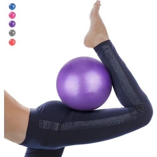 YXTC Mini Fitness Exercise Ball Kit with Inflatable Straw for Yoga Pilates Body Balance Core Training and Stability 9.8"