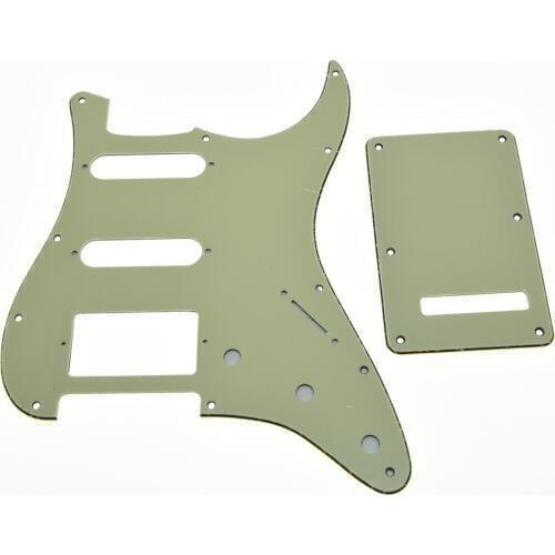 Light Cream ST Style HSS Guitar Pickguard Scratch Plate,Trem Cover,Screws