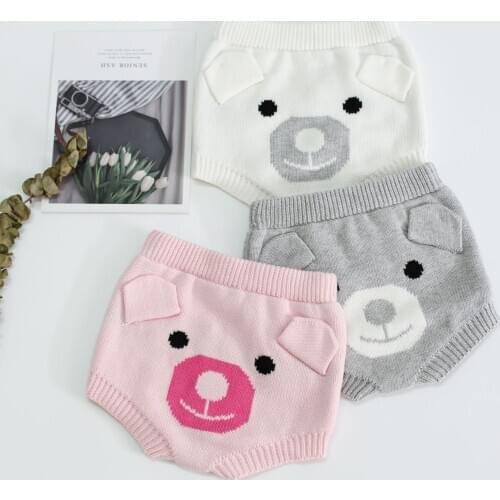 2020 Spring Summer New Arrival Cute Style Childrens Clothing Fashion Baby Boy Short Pants Cotton Cartoon Animal Sweater Shorts