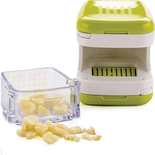 Plastic Garlic Cutter 2 in 1 Garlic Press Environmentall yGarlic Crusher Cube Kitchen Vegetable Tools