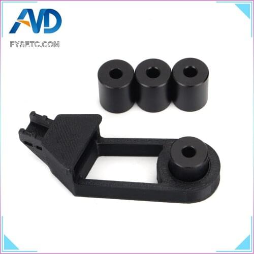 Solid Spacer With Y axis Wire Retrain CR-10 Aluminum Solid Bed Mount Strain Relief Bracket For CR-10/ CR10S 3D Printer Parts