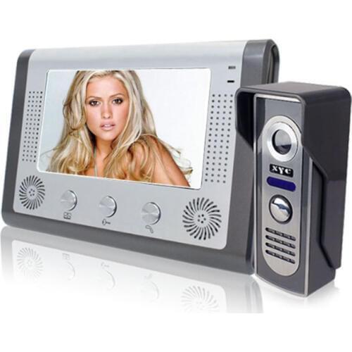 LCD Wired Video Security DoorPhone Camera TFT Screen Video Interphone Infrared Night Vision Doorbell Intercom