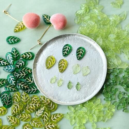 [Owners recommendation] Leaves collection Japan Guihe with the same acrylic retro loose beads DIY accessories