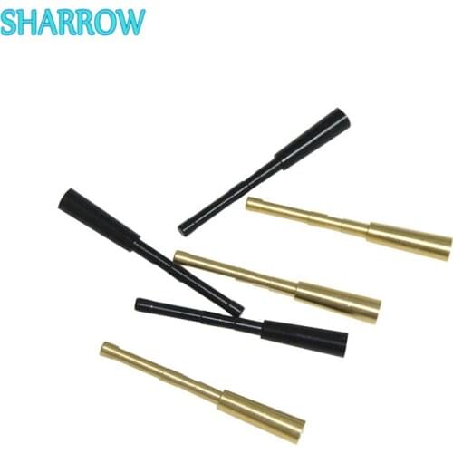 6/12pcs Aluminum/Copper Arrow Rod Insert Connector for ID4.2mm Arrow Shafts Outdoor Archery Hunting Shooting Accessories DIY