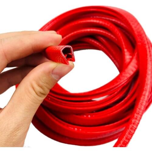 Universal Car Door Edge Scratch Protector 5M Sealing Strip Guard Trim Automobile Door Stickers Decoration Protector Accessories