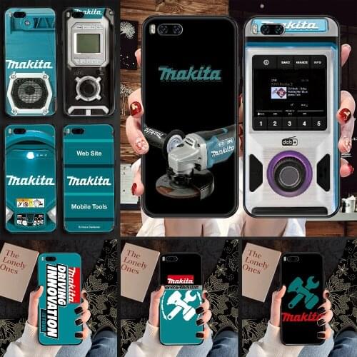 Toolbox Makita Phone case For Xiaomi Mi Max Note 3 A2 A3 8 9 9T 10 Lite Pro Ultra black luxury waterproof tpu bumper 3D shell