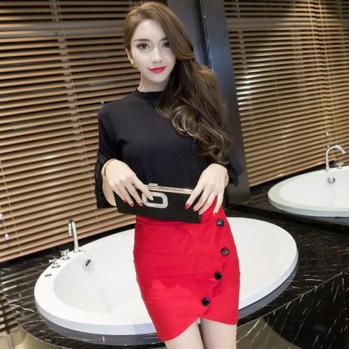Stretch high waist bag hips skirt women mid-length slim split skirt wedding ceremony festive long skirts office lady clothes