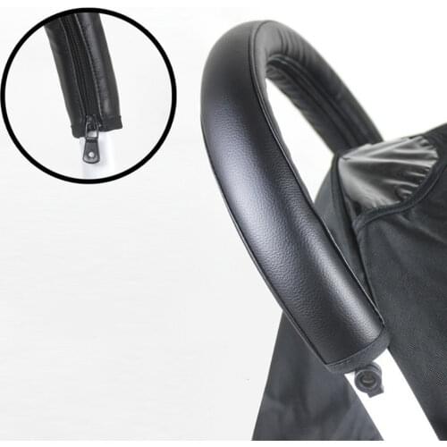 1 Piece Baby Pram Handle PU Leather Pushchair Stroller Armrest Case Protective Cover For babyyoya yoya Pram Stroller Accessories