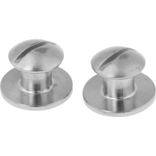 2pcs Stainless Steel Book Screw for Dive Backplate Pad & BCD Attachment