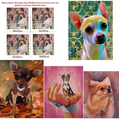 5D Diy Diamond Painting Animal Puppy Big Eyes Square Diamond Round Diamond Full Diamond Cross Stitc Mosaic Home Decora