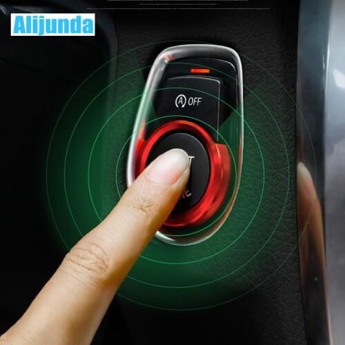 3 colors Car Motor Start Stop Ring Keyless Drive System Button Decoration for BMW Car In-styling caps 4 3 2 1 series F30 X1 F48