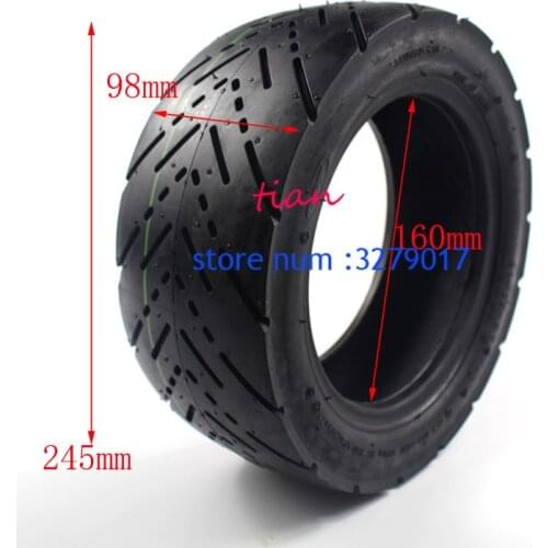 11 inch City Road Tubeless Inflatable Tyre for Electric Scooter Speedual Plus Zero 11x Dualtron Thunder 90/65-6.5 Without Tube