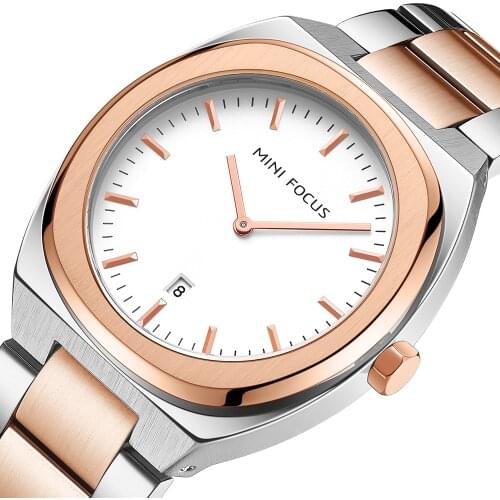 MINI FOCUS Mens Watches Top Brand Luxury Fashion Wrist Watch Men Waterproof Gold Stainless Steel Relogio Masculino Reloj Hombre