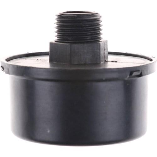 Black G3/8 16mm Male Threaded Filter Silencer Mufflers for Air Compressor Intake