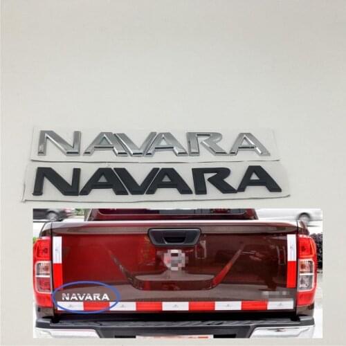 For Nissan Frontier Navara D40 Logo Emblems Rear Tail Back Letters Nameplate Car Stickers 2005-On
