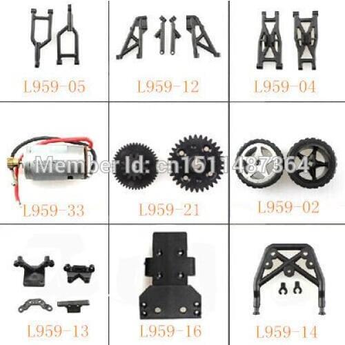 Hot WL L959 L202 Genuine Parts RC car motor / Shock / tires etc