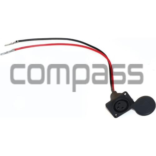 Cable wire connector for lithium ion battery electric bicycle, balance car charging plug socket charger interface