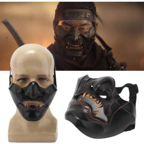 Game Ghost of Tsushima Jin Mask Cosplay Resin Masks Props Halloween