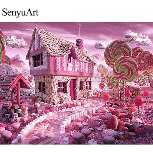 5D Diamond Painting Accessories Pink Cuadros Candy Cross-Stitch Kits Paint By Numbers Crystal Rhinestone Full Drill Handmade Art