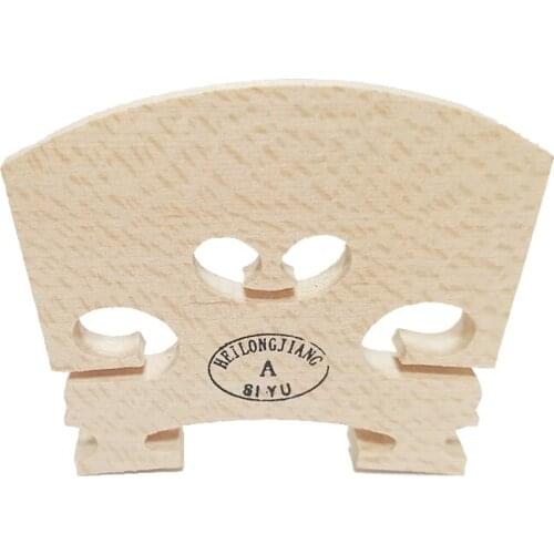 One pc 4/4 3/4 1/2 1/4 1/8 1/10 1/16 violin C level Heilongjian Maple horse bridge, bridge code, violin accessories