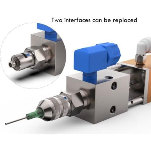 Pneumatic Micrometer UV Glue Dispenser Valve Precision Thimble Dispensing Valve Dispensing Tools Accessories