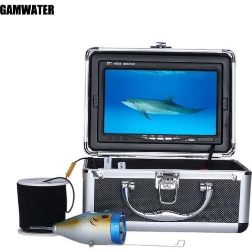 1000TVL Fish Finder Underwater Fishing Camera Double Lamp 30 LEDs 7" Inch 15M 30M 50M Night Vision 92 Degrees Sea /Ice Camera