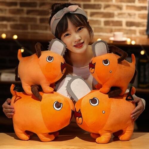 Hot Anime Chainsaw Man Pochita Cosplay Props Plush Doll Pillows Toy