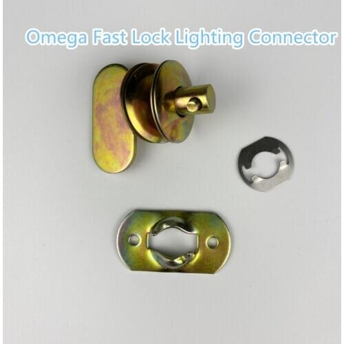 Omega Fast Lock Lighting Connector for Beam Sharpy Stage Light Hang Clamp connector for 5R 200W 7R 230W Moving Head