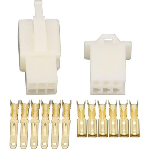 6 Pin/way DJ7061A-2.8-11/21 Electrical Wire Connectors Plug Male and female Automobile Lighting Adapter Connector