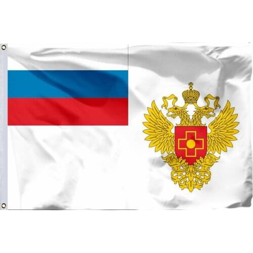 Russia Federal Medical (FMBA)Flag 90x150cm 3x5ft Banner 120g 100D Polyester Free Shipping