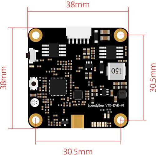 Speedy Bee VTX-DVR Image transmission 5.8G 48CH 25/200/600mw with DVR for DIY RC FPV drone