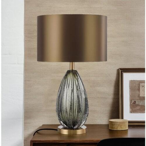 Modern nordic led stone iron desk lamp deco chambre bedside lamp living room lamp