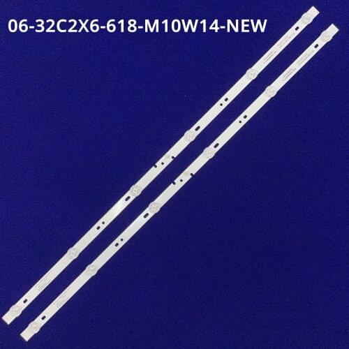 10pcs LED backlight For Philco PTV32C30D PTV32C30 PH32C10DSGWA 06-32C2X6-618-M10W14-NEW M07W14 M13W14 AKAI AKTV3227H LT-32C485