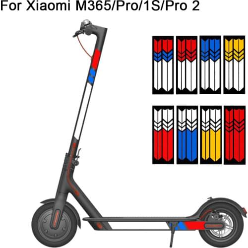 Electric Scooter Reflective Sticker For Xiaomi M365/Pro/1S/Pro 2 Scooter Night Safety Warning Cover Set Accessories