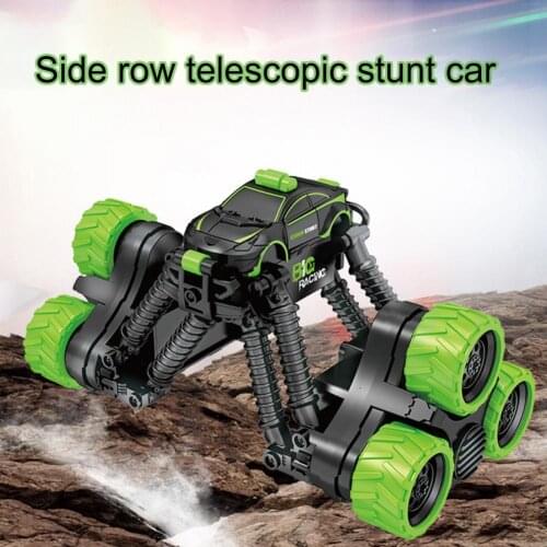 Remote Control Side Row Telescopic Stunt Car Stunt Car Stable Anti Slip Plastic Deformable Off-Road Vehicle For Birthday Gifts