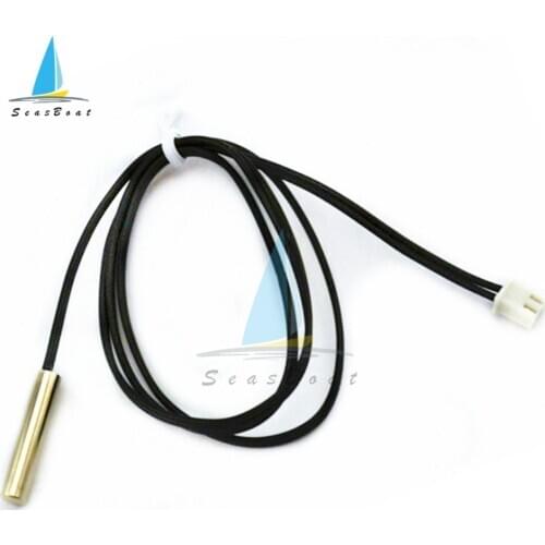 0.3m 1m 1.5m Waterproof NTC Thermistor Accuracy Temperature Probe Temperature Sensor 100K 10K 1% 3950/3435 Wire Cable