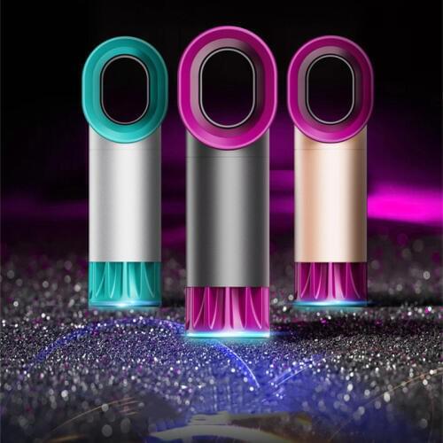 New Electric Bladeless Fan Portable Cordless Usb Charging Mini Handheld Fan Handheld Mini Cooler No Leaf Handy Fan