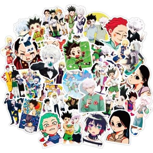 10/30/50pcs/Set Ainme HUNTER×HUNTER Cartoon Stickers For Draw-bar frame Childrens Toys DIY Cars Knapsack Skate Computers Etc