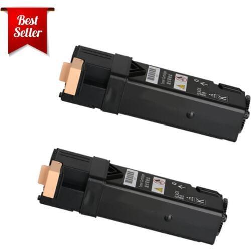 2 x Black Toner Cartridge For Xerox Phaser 6500N 6500DN WorkCentre 6505 6505N 6505DN For Xerox Toner 106R01597