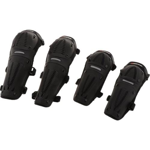 2 Pairs Motorcycle Knee Elbow Rolling Anti-Skid Protection Pads