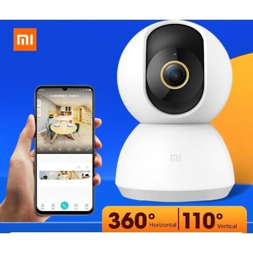 2020 Xiaomi 1296P Smart IP Camera 2K Cam Webcam Camcorder 360 Angle WIFI Wireless Night Vision AI Intelligent Monitoring