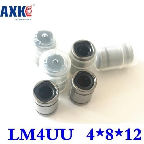 2021 Real Top Fashion Steel Rolamentos Rodamientos Lm4uu / Lm4 4*8*12mm Linear Bearing
