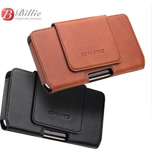 QIALINO Genuine Leather Case For iPhone 11 Business Style Pure Handmade Cover for Apple iPhone 11 Pro Max Nostalgia Phone Pouch