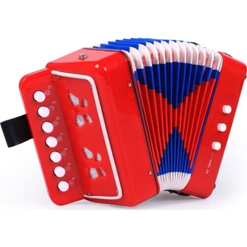 Kids Accordion Musical Instruments Toys Girls Boys Learning Educational Enlightenment 3-8 Years Old