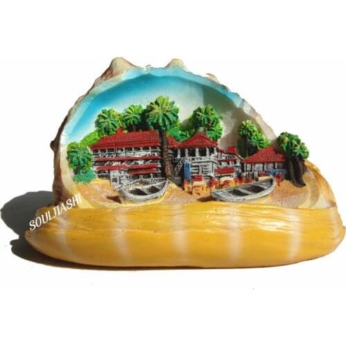 India tourist souvenirs Goa resin architecture landscape decoration